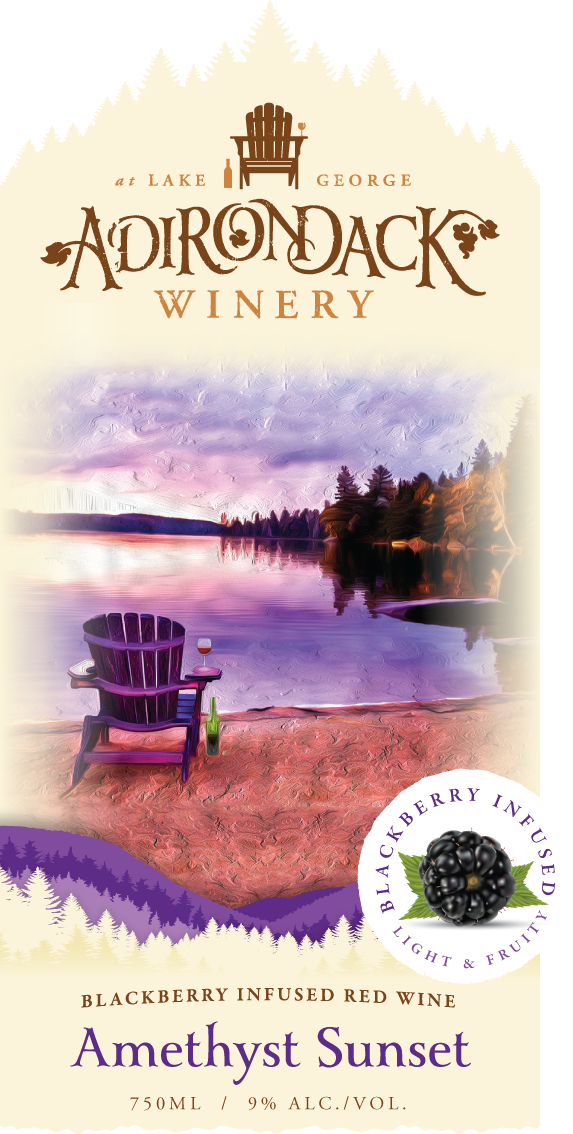 Amethyst Sunset Front Label
