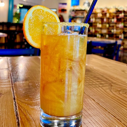 Maple Whiskey Collins cocktail