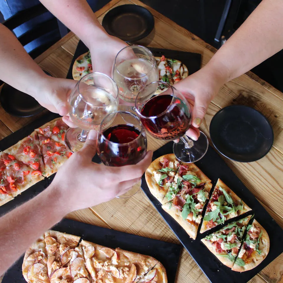 Food and wine at Adirondack Winery