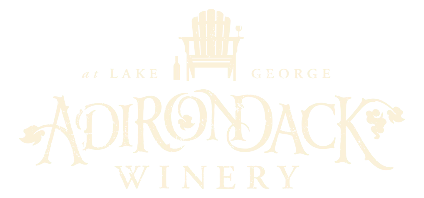 Adirondack Winery Scrolled light version of the logo (Link to homepage)