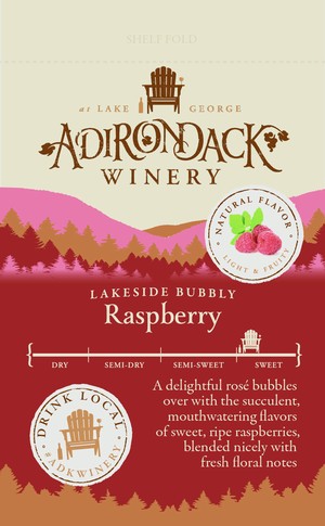 Lakeside Bubbly Shelf Talker