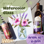 Uncork & Craft: Spring Serenity Watercolor