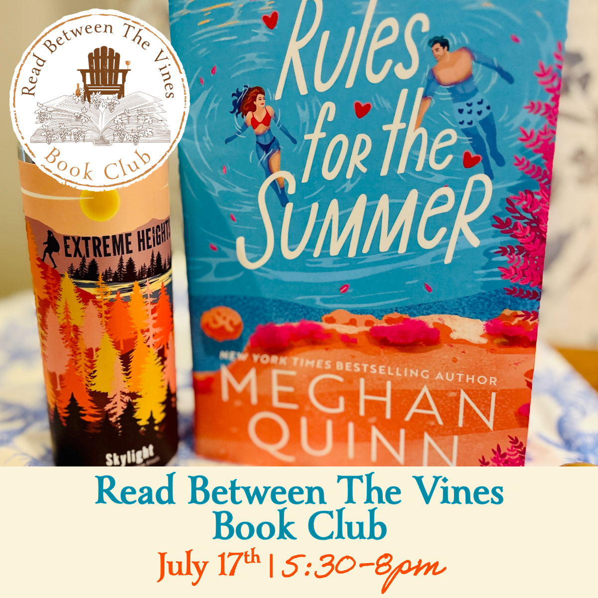 Chamber square 1 July Spicy Book Club graphic and ad graphic-